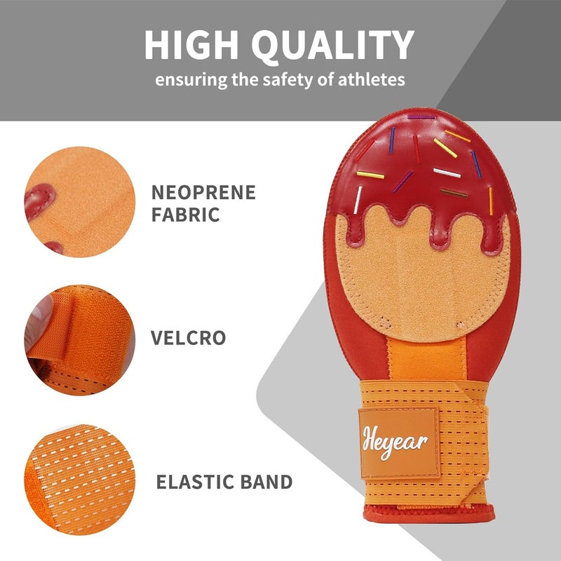 Heyear Baseball Sliding mitt, Sliding Mitt for Youth, Baseball Softball Glove for Hand Protection, Breathable and Durable, Adjustable Elastic Wrist Strap, Ambidextrous Design - Image 3